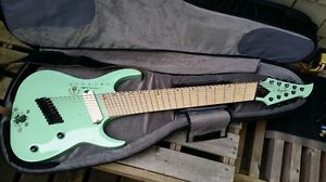 Electric 7-8-9 String Guitar SEA-foam green FANNED FRET agile RONDO 9