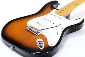 Fender Japan Stratocaster ST57-70TX 2-Tone Sunburst Used Electric Guitar EMS F/S
