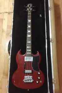 2015 Gibson SG Standard Bass + OHSC + and MORE!
