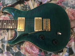 Paul Reed Smith left handed USA made guitar, birds inlay, with PRS strap/case.