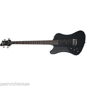 Schecter Sixx Satin Black SBK LH NEW Electric Bass + FREE GIG BAG! Left Handed