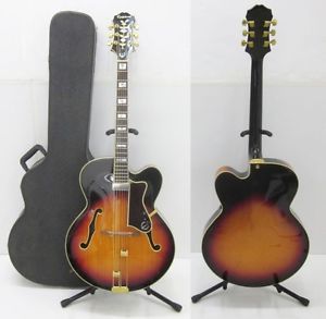 Epiphone EMPEROR/VCSD 3TS  w/hard case F/S Guiter Bass From JAPAN #F233