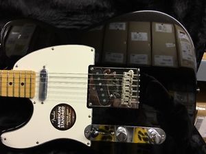 Fender American Standard Telecaster W/HSC Left Hand Black Maple Neck