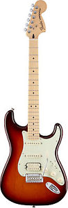 Fender Deluxe Stratocaster HSS MN Tobacco Sunburst inkl. Gigbag