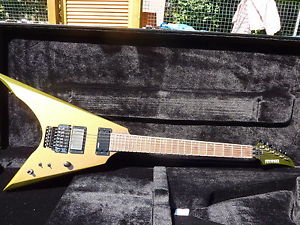 E Gitarre Fernandes V-Hawk Elite EMG SUSTAINER Made in Japan Chamäleon Grün
