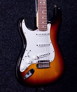 Fender USA Stratocaster Left Handed 3-Color Burst w/ Tweed Case