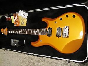 Ernie Ball Guitar John Petrucci Musicman Piezo JP6 Desert Gold, Case  Very Nice!