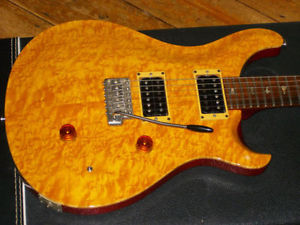 PRS 1988 CUSTOM 24 VINTAGE YELLOW WITH BIRDS EYE MAPLE TOP AND ORIGINAL CASE