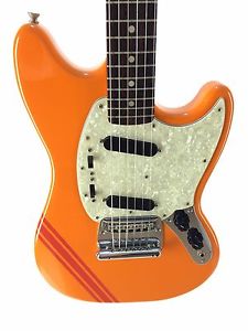 Fender Mustang, ‘73, Competition, Capri Orange, 2008, AS NEW