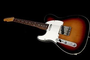 LEFTY! Fender 62RI Telecaster Custom Double Bound Sunburst Guitar RELIC MIJ HSC