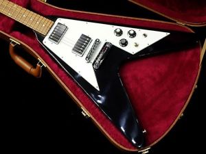Gibson 2015 Japan Limited Flying V Ebony Electric Free Shipping