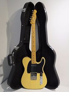 2008 Fender Classic Player Baja Telecaster Electric Guitar & Hard Case – Blonde