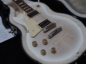 Gibson Les Paul Standard Signature T White Flametop Lefty Lefthand LH Classy