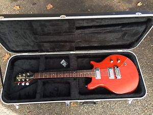 Hamer Eclipse 1995 trans Red double cutaway JR with Mini humbuckers - hard case