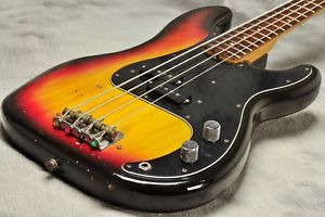 Fender made 1977 Precision Bass Sunburst Electric Free Shipping