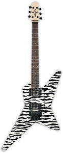 NEW ESP Edwards E-RS-160R Zebra Electric Guitar