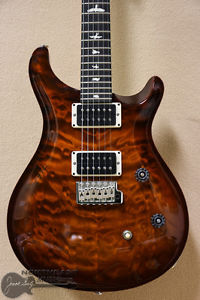 PRS CE24 Quilted Maple with Ebony Fretboard in Violin Amber Sunburst #4