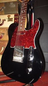 2008 Fender American Standard Telecaster Electric Guitar Black w/ Original Case