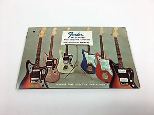 Fender Telecaster Esquire Custom Instruction Manual Hangtag Case Candy 1963 1965