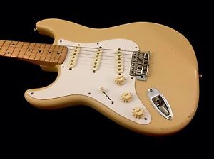 LEFTY! Custom Built Stratocaster Guitar Vintage Blonde Ash Strat Left Relic HSC