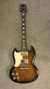 Left handed Gibson 2017 SG Special T Electric Guitar Vintage Sunburst