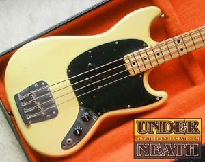 Fender 1978 Mustang Bass (WH) Electric Free Shipping