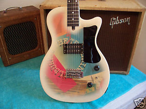 1980's  Gretsch Traveling Wilburys electric guitar TW 300  Prototype middle Pup