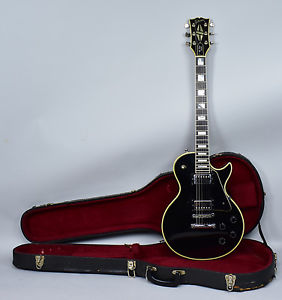 1981 Gibson Les Paul Custom Black Beauty Vintage Electric Guitar w/OHSC USA