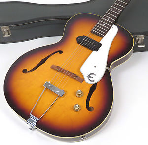 1966 Epiphone Century E-422T Guitar Sunburst Finish with Original Case