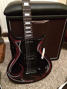 Gibson USA n-225 Ebony Pinstripe
