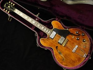 Gibson 1974 ES-335TD Natural w/hard case Free shipping Guiter From JAPAN #X726