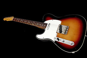 LEFTY! Fender 62RI Telecaster Custom Double Bound Sunburst Guitar RARE HSC RELIC