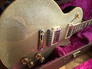 GIBSON LES PAUL STANDARD LIMITED EDITION SILVER SPARKLE SELECT DEALER EXCLUSIVE