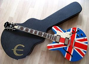 TPP Noel Gallagher Ltd. Edition Union Jack Epiphone SUPERNOVA Gibson pups Oasis