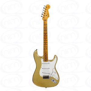 Fender 1955 Relic Stratocaster Ltd Faded Gold Sparkle Custom Shop + Case