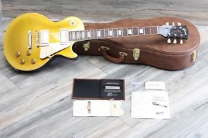2014 Gibson Les Paul Custom 1957 Reissue Goldtop R7 Darkback VOS + OHSC & COA