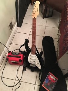 Carlo Robelli Electric Guitar With Stand, Amplitude And Bag!