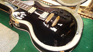 1978 Ibanez PF 300 Vintage Electric Guitar Black Set Neck Craftmanship DiMarioPU