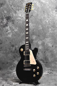 Gibson Les Paul 50's Tribute 2016 Satin Ebony E-Guitar Black w/Soft Case