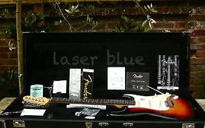 ✯NOS✯2007✯ FENDER STRATOCASTER American DELUXE USA ✯S1✯Cobalt PU's✯ABALONE!✯TAGS
