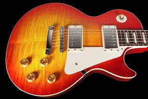 2016 GIBSON LES PAUL 1958 CUSTOM SHOP 58 HISTORIC GLOSS R8 FLAME TOP WASHED CHRY