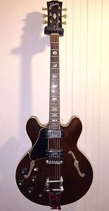 1972 Gibson ES-335TD Lefty Left Handed Walnut Finish Guitar