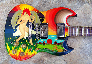 Custom TPP Eric Clapton / Todd Rundgren Fool SG + Gibson Tuners Epiphone SG400