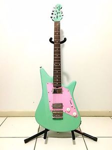 Albert Lee Music Man Electric Guitar - Custom Made Color - Green and Pink
