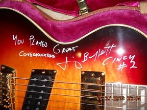 **1995 NIGHTHAWK GIBSON GUITAR w/ Hard Case /signed by JIMMY BUFFETT/played once