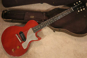 1954 1955 Gibson Les Paul Junior vintage electric guitar w/orig case TV model ??