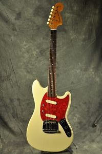 FENDER JAPAN / MG66-65 Vintage White w/soft case Free shipping From JAPAN #U1007