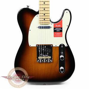 Brand New Fender American Professional Telecaster Maple 2 Color Sunburst Demo