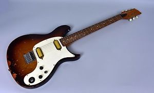 1959 Magnatone Mark VIII Paul Barth Era Sunburst Vintage Electric Guitar