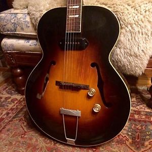 All Original 1949 Gibson ES-150, Original Lifton Hardshell Case, 1949 Catalog